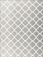 Morroco Silver Wallpaper 5005872 by Schumacher Wallpaper for sale at Wallpapers To Go