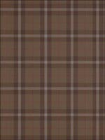 Winslow Plaid Chestnut Wallpaper T1031 by Thibaut Wallpaper for sale at Wallpapers To Go
