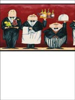 Chefs Border FK78453 by Norwall Wallpaper for sale at Wallpapers To Go