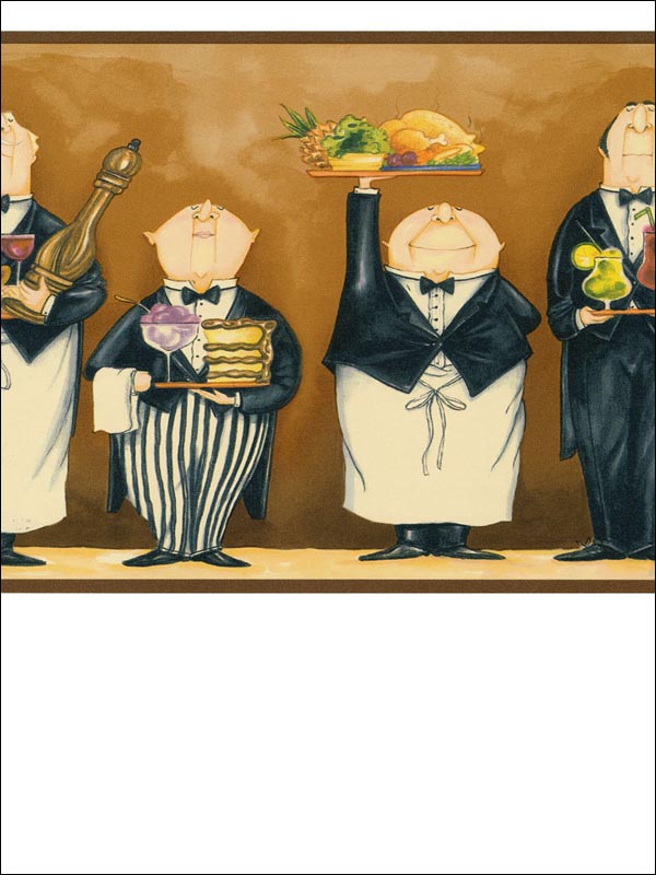 Chefs Border FK78454 by Norwall Wallpaper for sale at Wallpapers To Go