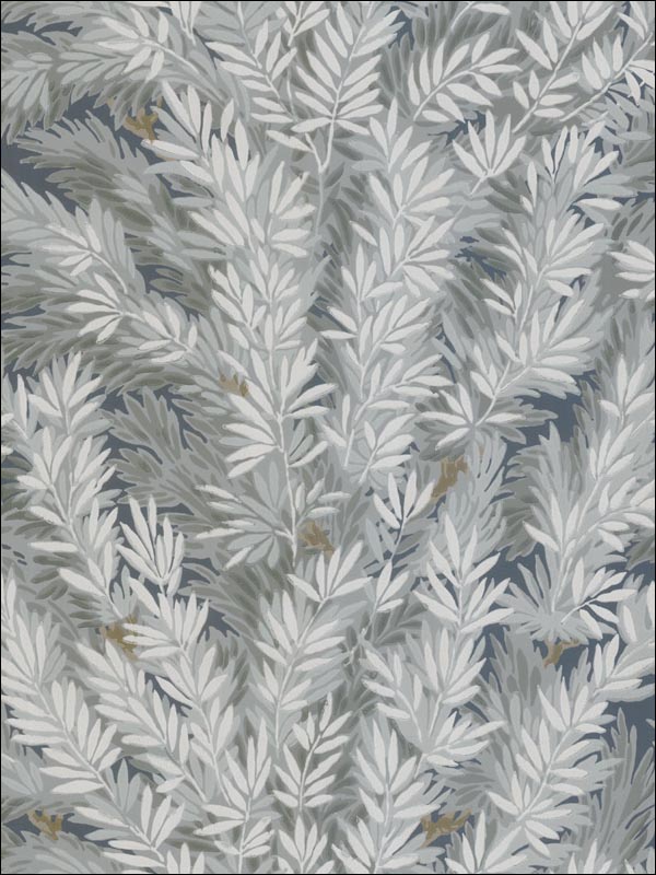 wallpaper sample for Cole and Son 1001004 Florencecourt Charcoal Wallpaper