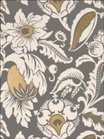 Mallorca Charcoal Wallpaper AT6114 by Anna French Wallpaper for sale at Wallpapers To Go