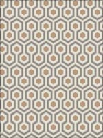 Hicks Hexagon Gold Taupe Wallpaper 953017 by Cole and Son Wallpaper for sale at Wallpapers To Go