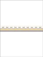 Broderie Yellow Border 9914056 by Cole and Son Wallpaper for sale at Wallpapers To Go