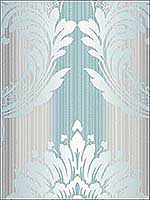 Damask Textured Striped Metallics Satins Wallpaper CS35608 by Norwall Wallpaper for sale at Wallpapers To Go