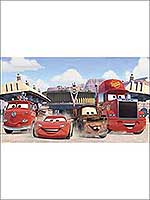 Disney Cars Friends Finish 7 Panel Mural JL1303M by York Wallpaper for sale at Wallpapers To Go