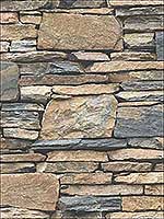 Layered Stone Wallpaper IR50302 by Pelican Prints Wallpaper for sale at Wallpapers To Go