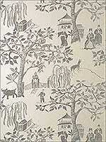 Willow Wood Grey on Pearl Wallpaper AT7912 by Anna French Wallpaper for sale at Wallpapers To Go