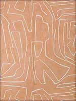 Graffito Salmon Cream Wallpaper GWP3501117 by Grundworks Wallpaper for sale at Wallpapers To Go