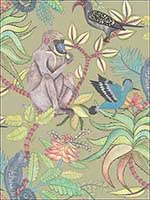 Savuti Khaki Multi Wallpaper 1091005 by Cole and Son Wallpaper for sale at Wallpapers To Go