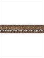 Ardmore Black And Burnt Orange Border 1095026 by Cole and Son Wallpaper for sale at Wallpapers To Go