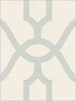 Woven Trellis Eggshell Blue on Cream Wallpaper ME1553 by York Wallpaper for sale at Wallpapers To Go