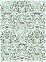 Nomad Damask Peel and Stick Wallpaper NU2079 by Brewster Wallpaper for sale at Wallpapers To Go