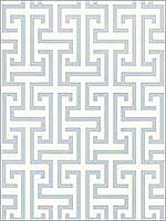 Ming Trail Light Blue Wallpaper T75474 by Thibaut Wallpaper for sale at Wallpapers To Go