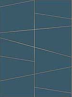 Fairmont Blue Deco Fracture Wallpaper UW24789 by Brewster Wallpaper for sale at Wallpapers To Go