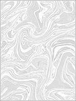 Oil and Water Silver Glitter and Cream Wallpaper AW72020 by Collins and Company Wallpaper for sale at Wallpapers To Go