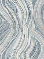 Streaming Cheetah Blue Wallpaper HO2173 by Ronald Redding Wallpaper for sale at Wallpapers To Go