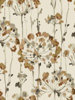 Flourish Orange Wallpaper CN2105 by Candice Olson Wallpaper for sale at Wallpapers To Go