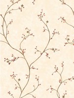 Justine Khaki Berry Trail Wallpaper 312344034 by Chesapeake Wallpaper for sale at Wallpapers To Go