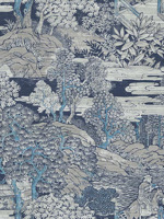 Eastern Garden Wallpaper AF40808 by Pelican Prints Wallpaper for sale at Wallpapers To Go