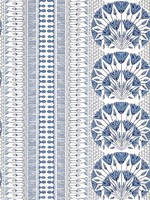 Cairo Blue and White Wallpaper AT9624 by Anna French Wallpaper for sale at Wallpapers To Go