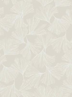 Ginkgo Toss Glint Wallpaper DD3744 by Antonina Vella Wallpaper for sale at Wallpapers To Go