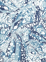 Puccini Navy Fabric AF9859 by Anna French Fabrics for sale at Wallpapers To Go