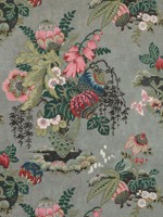 Fairbanks Grey Fabric AF9643 by Anna French Fabrics for sale at Wallpapers To Go