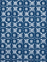 Brimfield Marine Blue Fabric W73496 by Thibaut Fabrics for sale at Wallpapers To Go