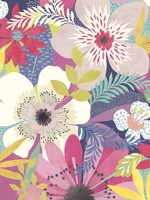 Janis Rasberry Floral Riot Wallpaper CEP50106W by OhPopsi Wallpaper for sale at Wallpapers To Go