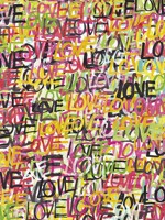 Indio Chartreuse Love Scribble Wallpaper CEP50119W by OhPopsi Wallpaper for sale at Wallpapers To Go