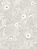 Agathon Taupe Floral Wallpaper 407270049 by Chesapeake Wallpaper for sale at Wallpapers To Go