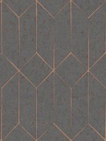Hayden Charcoal Concrete Trellis Wallpaper WTG-246063 by Advantage Wallpaper for sale at Wallpapers To Go