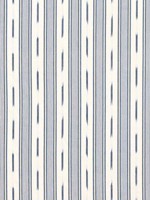Odeshia Stripe Navy Fabric WTG-247903 by Thibaut Fabrics for sale at Wallpapers To Go