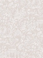 Garden Toile Taupe Wallpaper WTG-250411 by Galerie Wallpaper for sale at Wallpapers To Go