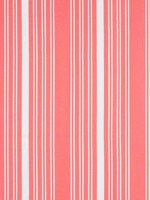 Kaia Stripe Coral Fabric WTG-251110 by Thibaut Fabrics for sale at Wallpapers To Go