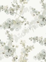 Blossom Fling Mineral Green Wallpaper WTG-255968 by Candice Olson Wallpaper for sale at Wallpapers To Go