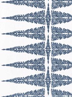 Ellery Stripe Navy on White Fabric WTG-256300 by Anna French Fabrics for sale at Wallpapers To Go