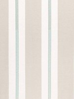 Alden Stripe Embroidery Robins Egg Fabric WTG-256352 by Anna French Fabrics for sale at Wallpapers To Go