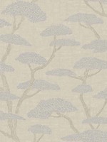 Chinoiserie Tree Motif Beige Blue Wallpaper WTG-257321 by Galerie Wallpaper for sale at Wallpapers To Go