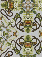 Emerald Forest Smoke Wallpaper WTG-259463 by Clarke and Clarke Wallpaper for sale at Wallpapers To Go