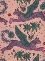 Lynx Coral Wallpaper WTG-260148 by Clarke and Clarke Wallpaper for sale at Wallpapers To Go