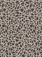 Pebble Flock Jet Wallpaper WTG-261059 by Maxwell Wallpaper for sale at Wallpapers To Go