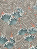 Clarice 04 Cantaloupe Wallpaper WTG-261266 by Maxwell Wallpaper for sale at Wallpapers To Go