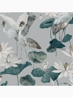 Teien Sea Green Birds Tropical Wallpaper WTG-262827 by Graham and Brown Wallpaper for sale at Wallpapers To Go