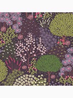 Fable Plum Purple Trees Trail Wallpaper WTG-262832 by Graham and Brown Wallpaper for sale at Wallpapers To Go