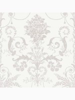 Josette Dove Grey and White Wallpaper WTG-262903 by Laura Ashley Wallpaper for sale at Wallpapers To Go