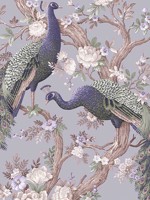 Belvedere Pale Iris Wallpaper WTG-262966 by Laura Ashley Wallpaper for sale at Wallpapers To Go