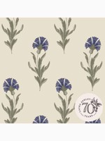 Dandelion Dusky Seaspray Blue Wallpaper WTG-263059 by Laura Ashley Wallpaper for sale at Wallpapers To Go