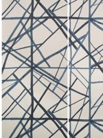 Channels Paper Periwinkle Oat Wallpaper WTG-263143 by Lee Jofa Modern Wallpaper for sale at Wallpapers To Go